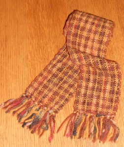 Wool Scarf, Handwoven, $30.00